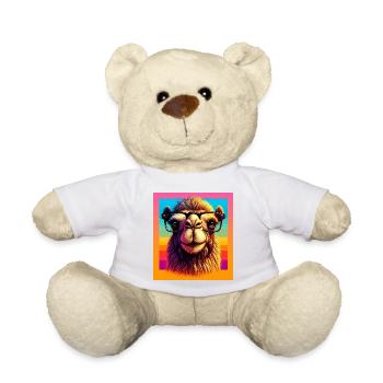 camel - Teddy Bear - white - Front
