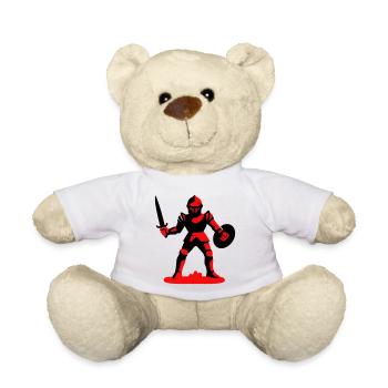 Roter Ritter - Teddy - Weiß - Vorne