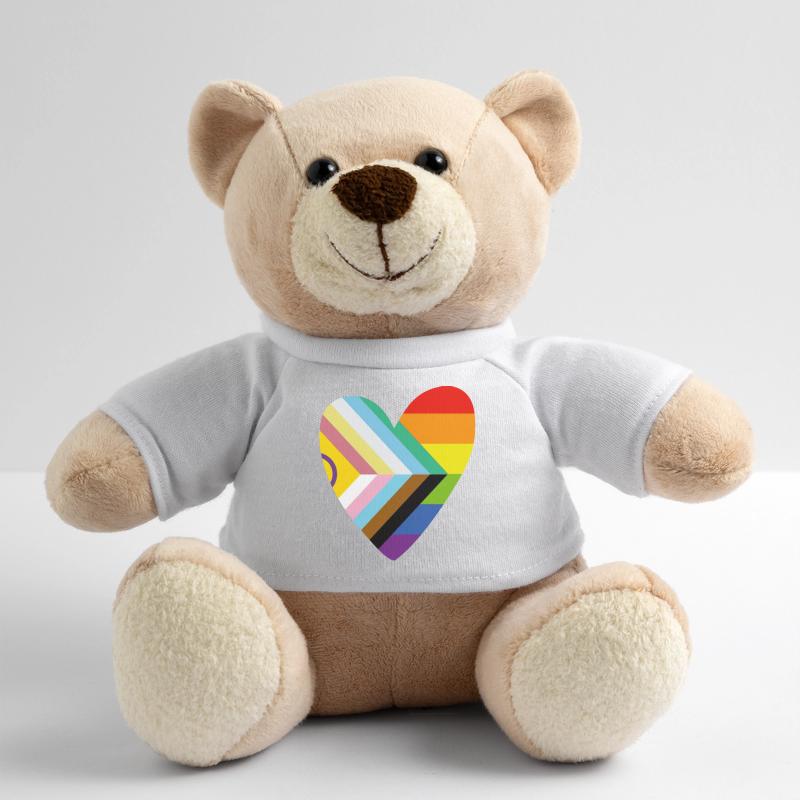 🌈 Cœur – Drapeau Progrès, Fierté & Handicap Nounours