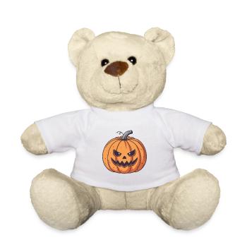 Citrouille Démon Halloween Cartoon - Nounours - blanc - Devant