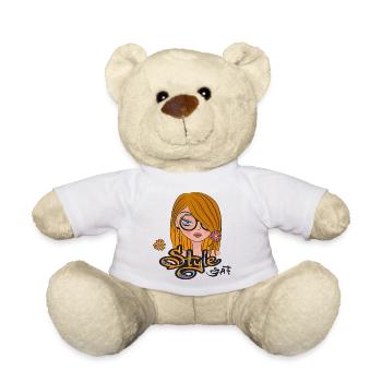 Girl Free Style - Teddy - Weiß - Vorne