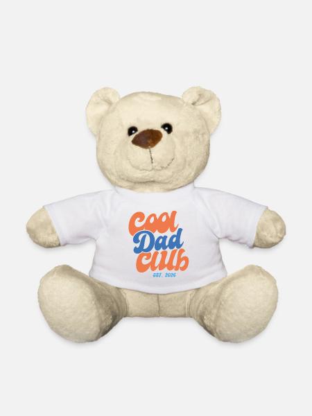 Cool Dad Club 2026 - Geschenkidee - Teddy - Weiß
