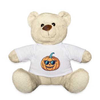 Citrouille lunettes soleil déjantée - Nounours - blanc - Devant