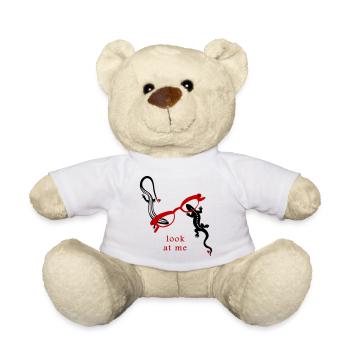 Eidechsen mit Brille Look at Me - Teddy - Weiß - Vorne