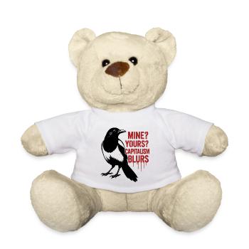 Elster gegen Kapitalismus - Teddy - Weiß - Vorne