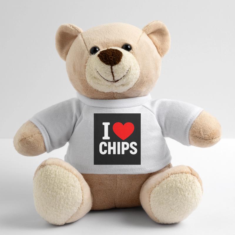 I Heart Chips Teddy Bear