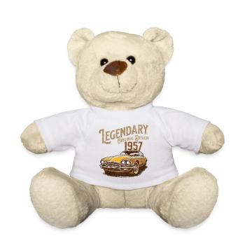 Legendäres 1957 Auto Retro Design - Teddy - Weiß - Vorne
