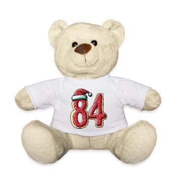 84 Numéro Biscuit Noël - Nounours - blanc - Devant