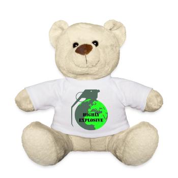 Explosive Erde - Teddy - Weiß - Vorne