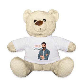Daddy Approved Bart Mann Design - Teddy - Weiß - Vorne