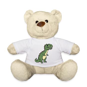 Dinosaurier - Teddy - Weiß - Vorne