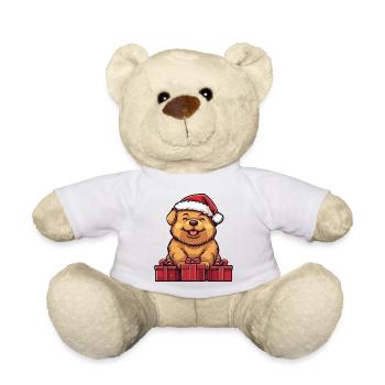 Chow Chow Dog Christmas Gifts - Teddy Bear - white - Front