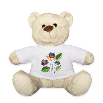 Fleur - Nounours - blanc - Devant