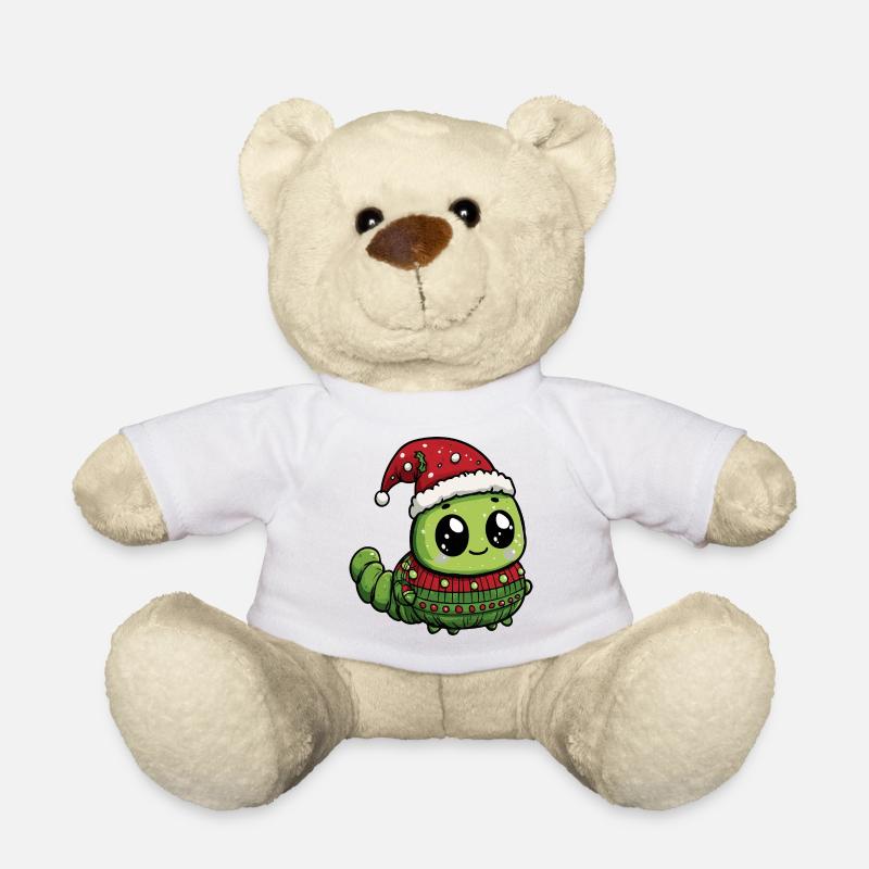 Wurm Weihnachten Xmas - Teddy - Weiß
