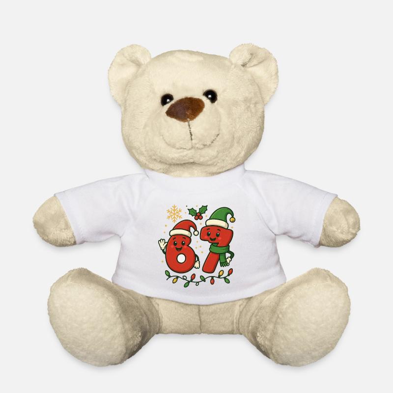 Merry Brainrot - Teddy Bear - white