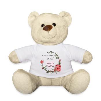 Best Mom Heart - Teddy Bear - white - Front