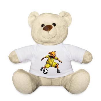 Hunde Fussball - Teddy - Weiß - Vorne