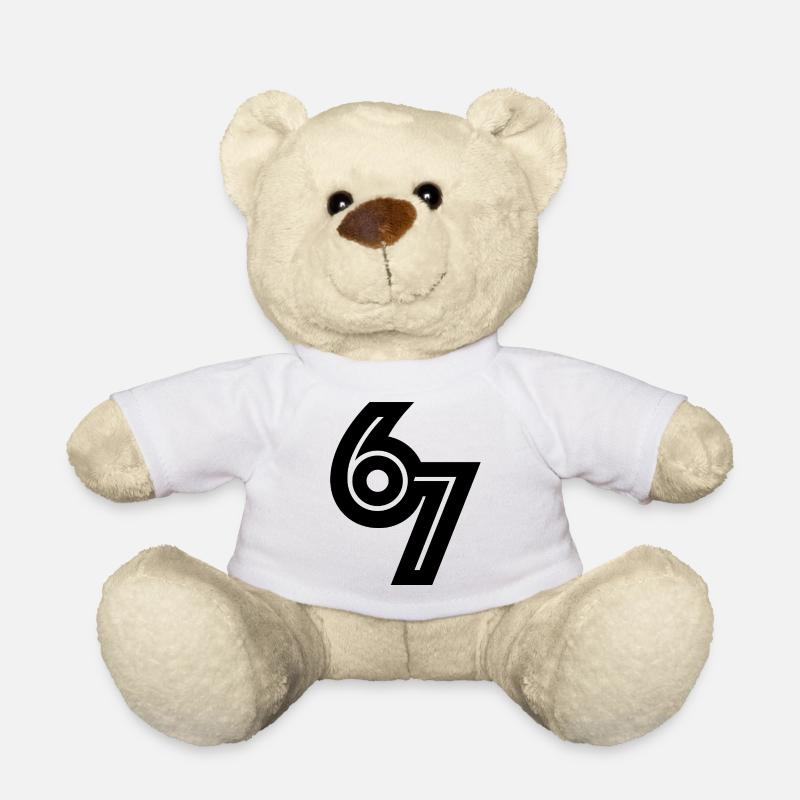 67 Schwarz - Teddy - Weiß