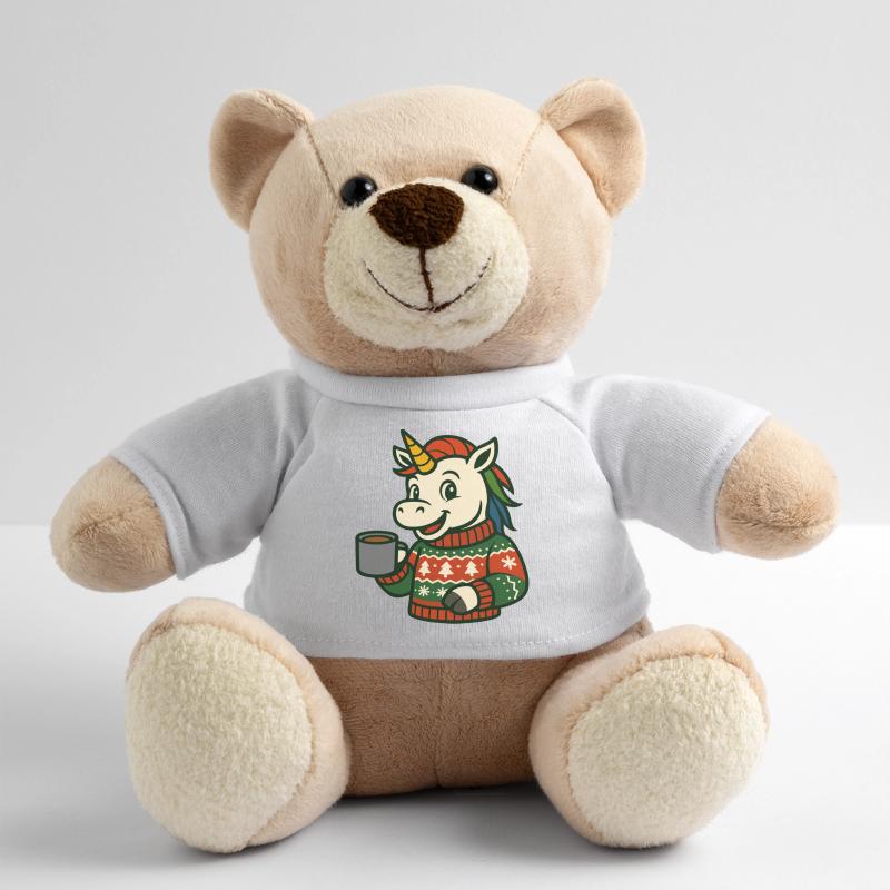 Pull douillet licorne Boisson chaude Art de Noël Nounours