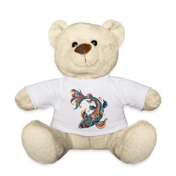 Farbwirbelfisch Muster - Teddy - Weiß - Vorne