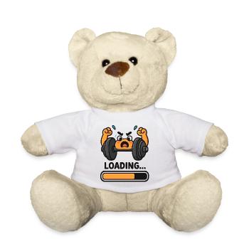 Ladender Kraftlift Cartoon - Teddy - Weiß - Vorne
