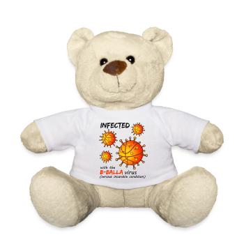B-Balla Basketball Virus - Teddy Bear - white - Front