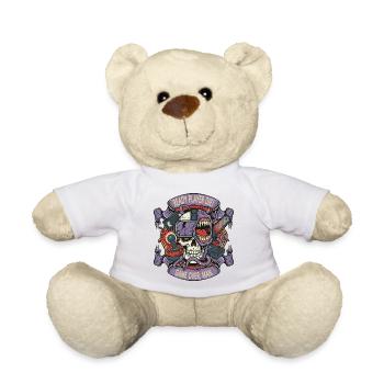 Ready Player Die Schädel - Teddy - Weiß - Vorne