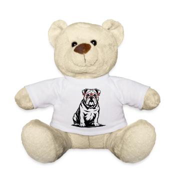 French Bulldog - Teddy Bear - white - Front