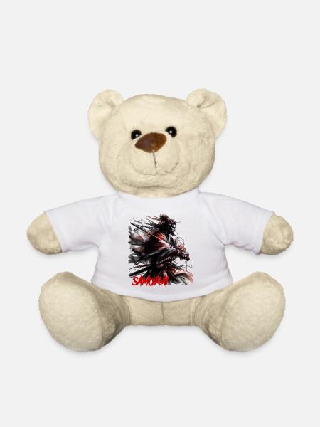 Samurai - Teddy - Weiß
