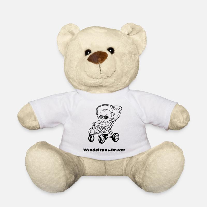 Windeltaxi-Driver - Teddy - Weiß