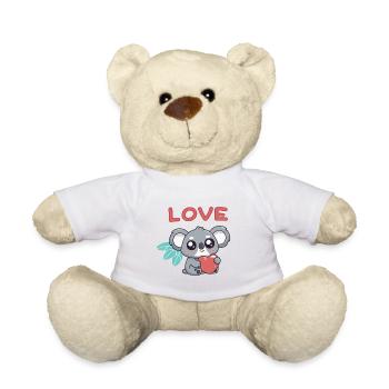 Koala-Herz-Liebe Kawaii - Teddy - Weiß - Vorne