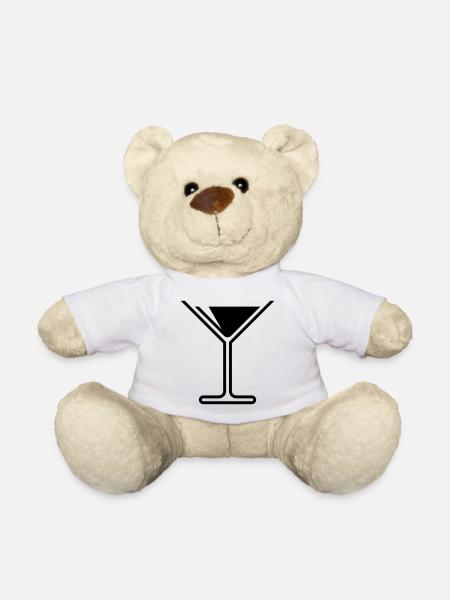 Cocktail / Cocktailglas / Martini – (Black) - Teddy - Weiß
