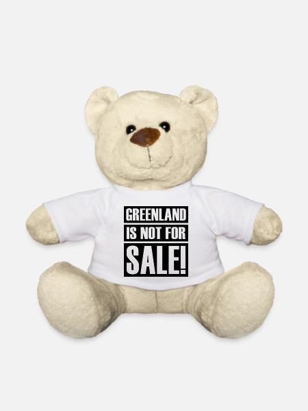 Le Groenland n’est pas à vendre. Design - Nounours - blanc