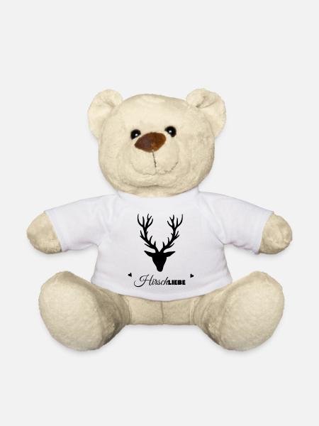 HirschLIEBE par les biens célestes - Nounours - blanc