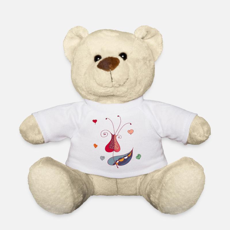 Fleur du Cœur - Nounours - blanc