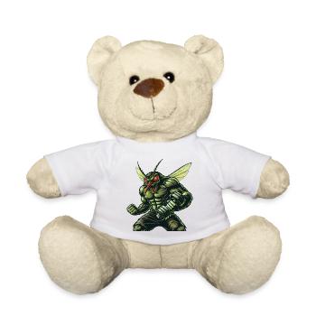 Bodybuilder /  Kraftmonster - Teddy - Weiß - Vorne