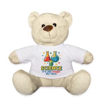 Science It's Like Magic But Real - Teddy Bear - white - Front
