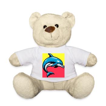 dauphin - Nounours - blanc - Devant