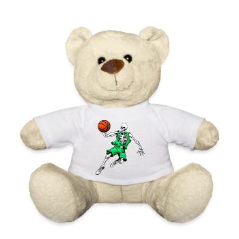 Skeletons Basketball / Hooper Skull - Teddy Bear - white - Front