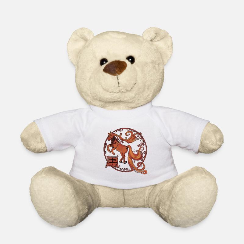 Feuerpferd - Teddy - Weiß