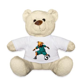 Hund Fussballer - Teddy - Weiß - Vorne