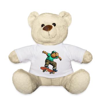 Murmeltiere Skateboard - Teddy - Weiß - Vorne