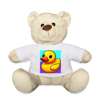 Caneton Canard Canard Canard - Nounours - blanc - Devant