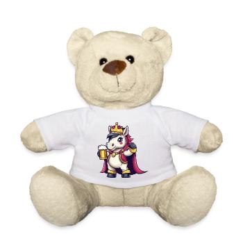 Einhorn Bier König - Teddy - Weiß - Vorne