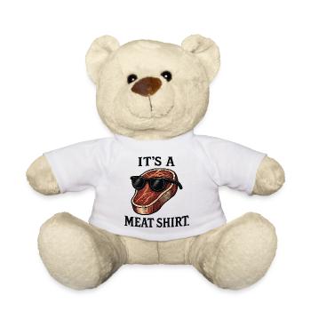 Chemise Chair avec Lunettes de Soleil - Nounours - blanc - Devant