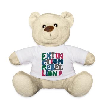 Extinction rebellion retro - Teddy - Weiß - Vorne