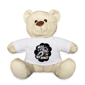 Besoin de mon astronaute spatial tout - Nounours - blanc - Devant