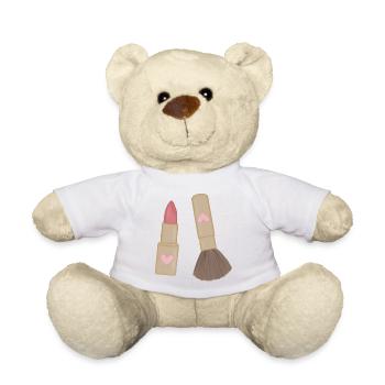 Herzlippe Lippenstift & Pinsel Charm - Teddy - Weiß - Vorne