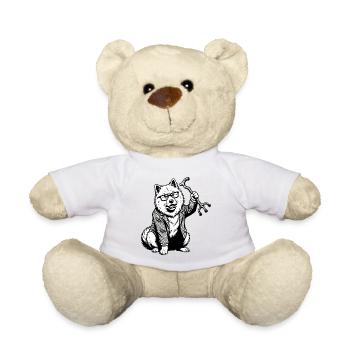 Eurasier | Grumpy - Teddy Bear - white - Front
