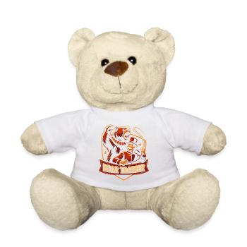 Circus Bear Tamer Funny Children's Circus - Teddy Bear - white - Front